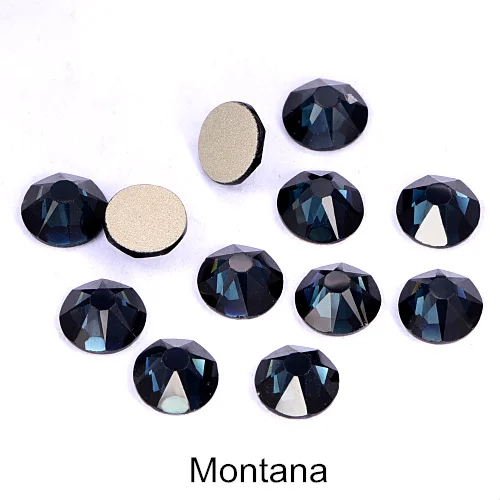 Montana SS16 144 шт. 2088 Одежда высшего качества прозрачный арт для ногтей со стразами с 16 украшения для ногтей блестящее Стекло Стразы, не требующие горячего крепления H0913 - Цвет: Montana
