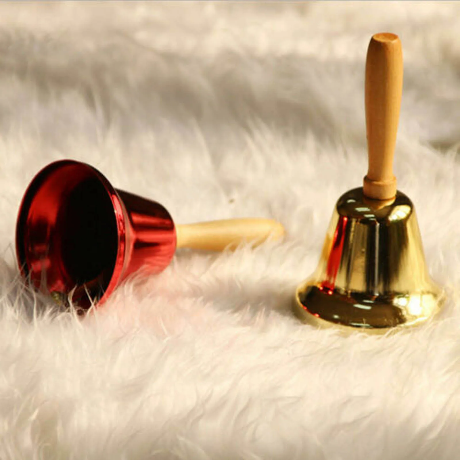 Классический металлический Рождественский колокольчик новогодвечерние ничный