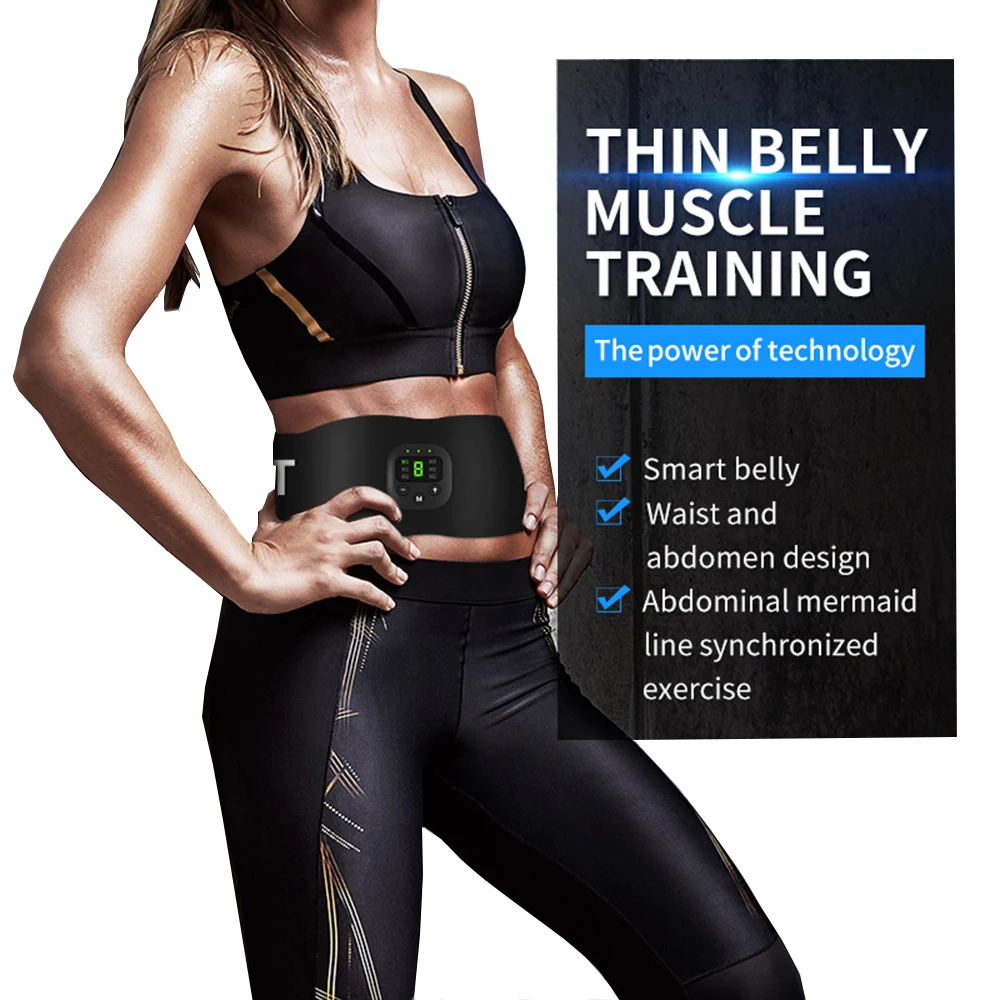 Тонизирующий пояс для живота вибрирующий тела похудения электрический