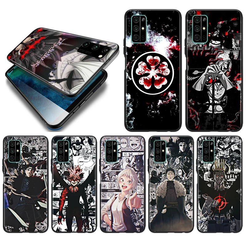 

Anime Black Clover Silicone Cover For Huawei Honor 10i 10 9C 9A RU 9X 9N 9S 9 Pro Lite Play 3E V9 Black Phone Case