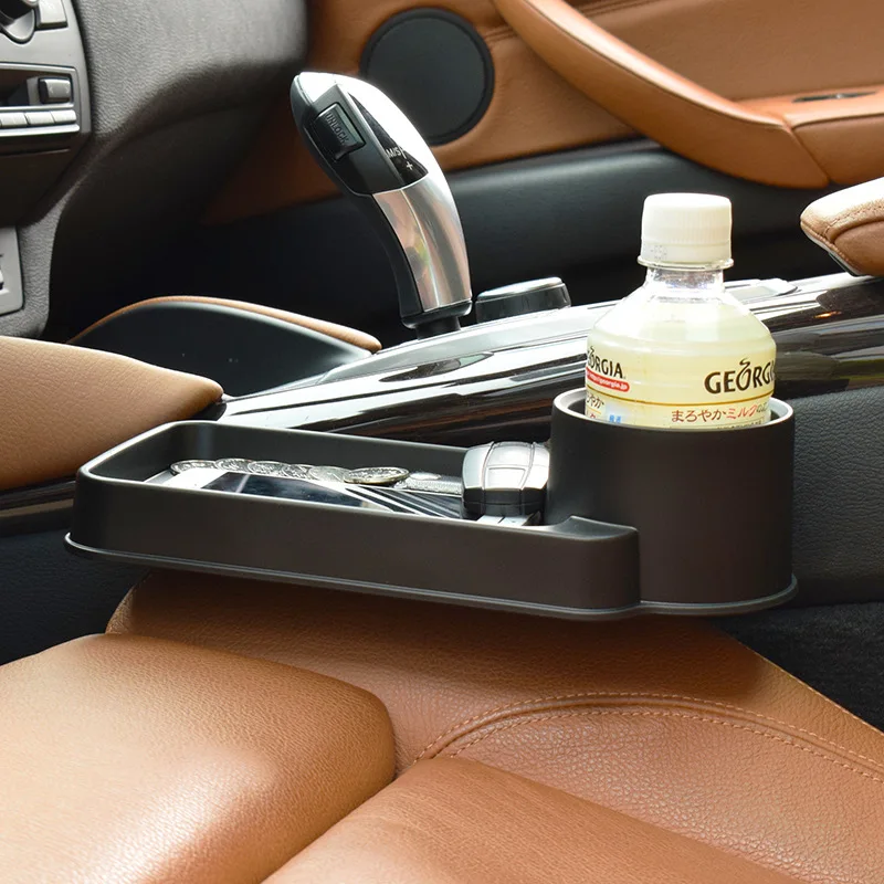 

Car Cup Holder Auto Seat Gap Water Cup Seat seam storage box multifunctional car cup holder slot storage box storage box