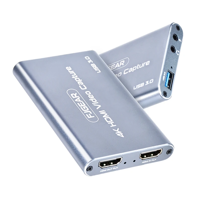 Преобразователь карт видеозахвата 4K HDMI-USB 3 0 1080P для ТВ ПК PS4 игр прямой трансляции