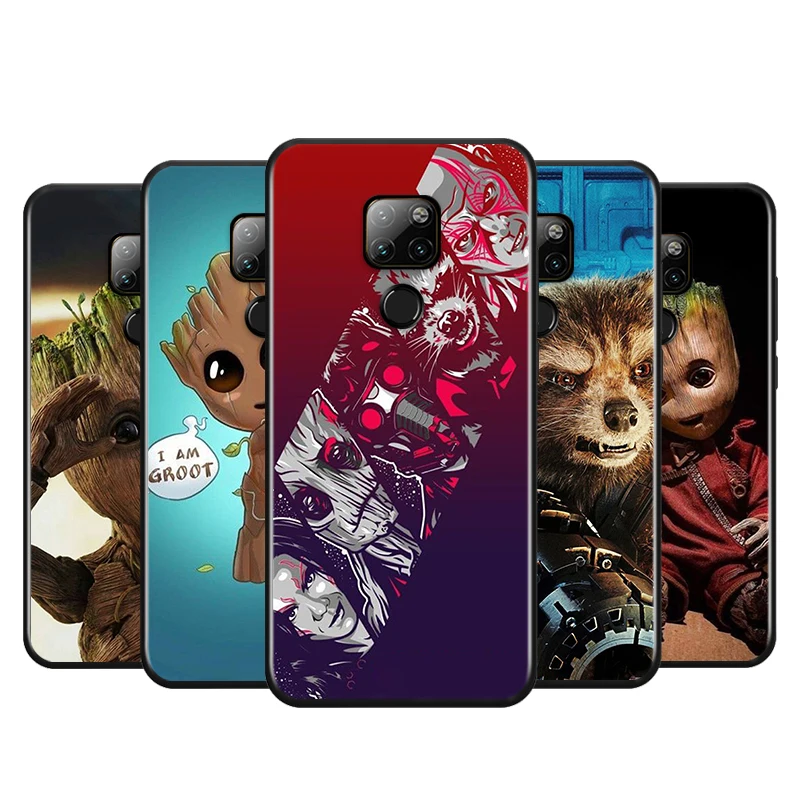 

Guardians of the for Galaxy Marvel For Huawei P Smart 2021 2020 Z S Plus Mate 40 RS 30 20 10 Pro Lite 2019 2018 Phone Case