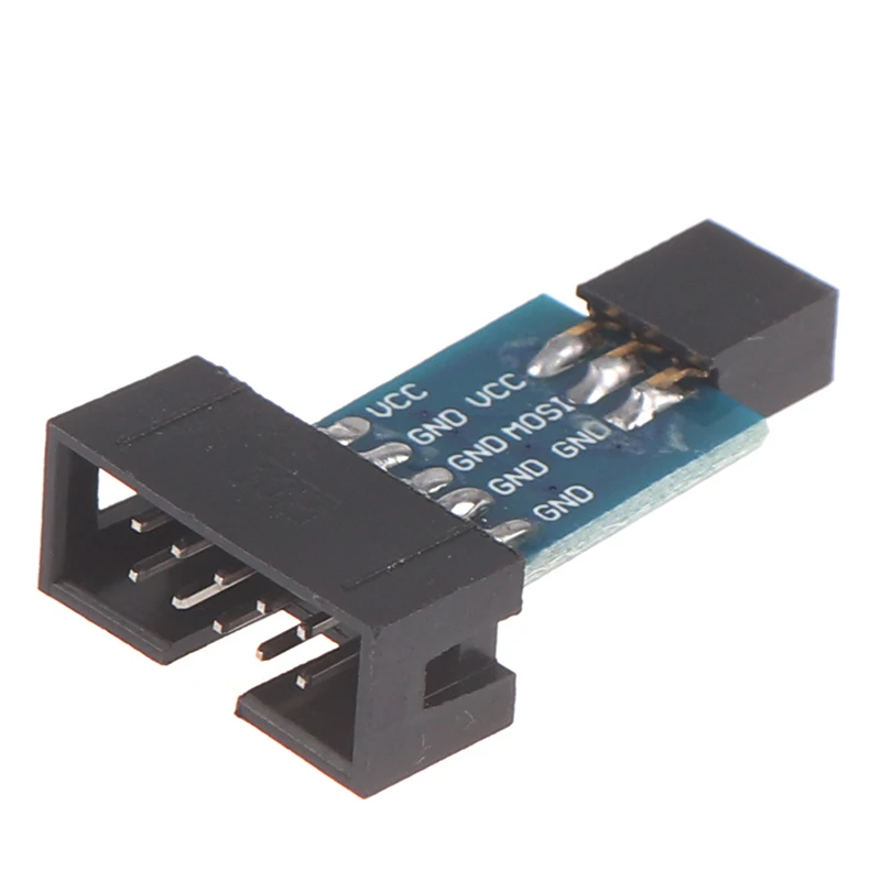 1 шт. 10Pin до 6Pin плата адаптера для AVRISP USBASP STK500 конвертер интерфейса |