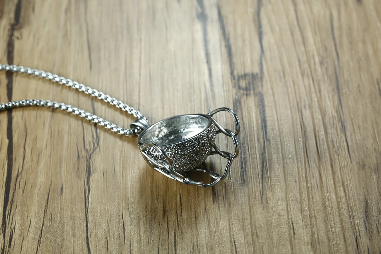 

FXM TEE31stainless couple necklace hot sell top quality best women 43mm basketball gift women jewelry