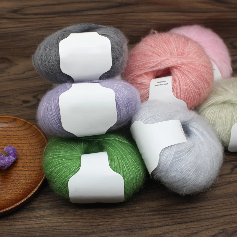 

25g/roll Shawl Knitting Wool Yarn Sweater Scarf Line Mohair Crochet Soft Cashmere Thread DIY Angora Supplies