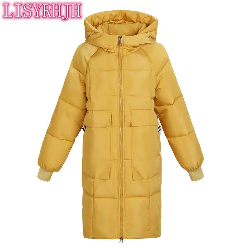 

LISYRHJH 2020 New Warm Long Parka Casual Female Winter Jacket Women Clothing Medium Long Hooded Winter Coat Women