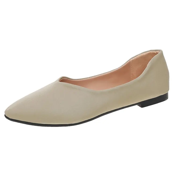 

2021 New Women Shoes New Spring Autumn Ladies Flat Shoes Fashion Girl's Leather Shoes Woman Shoes Plus Size Casual