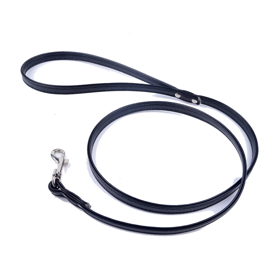 

12Colors Pet Lead Leash For Dogs Cats Red Green Rose Pu Leather Walking Dog Leashes Size XS S M L Dog Harness Supplies