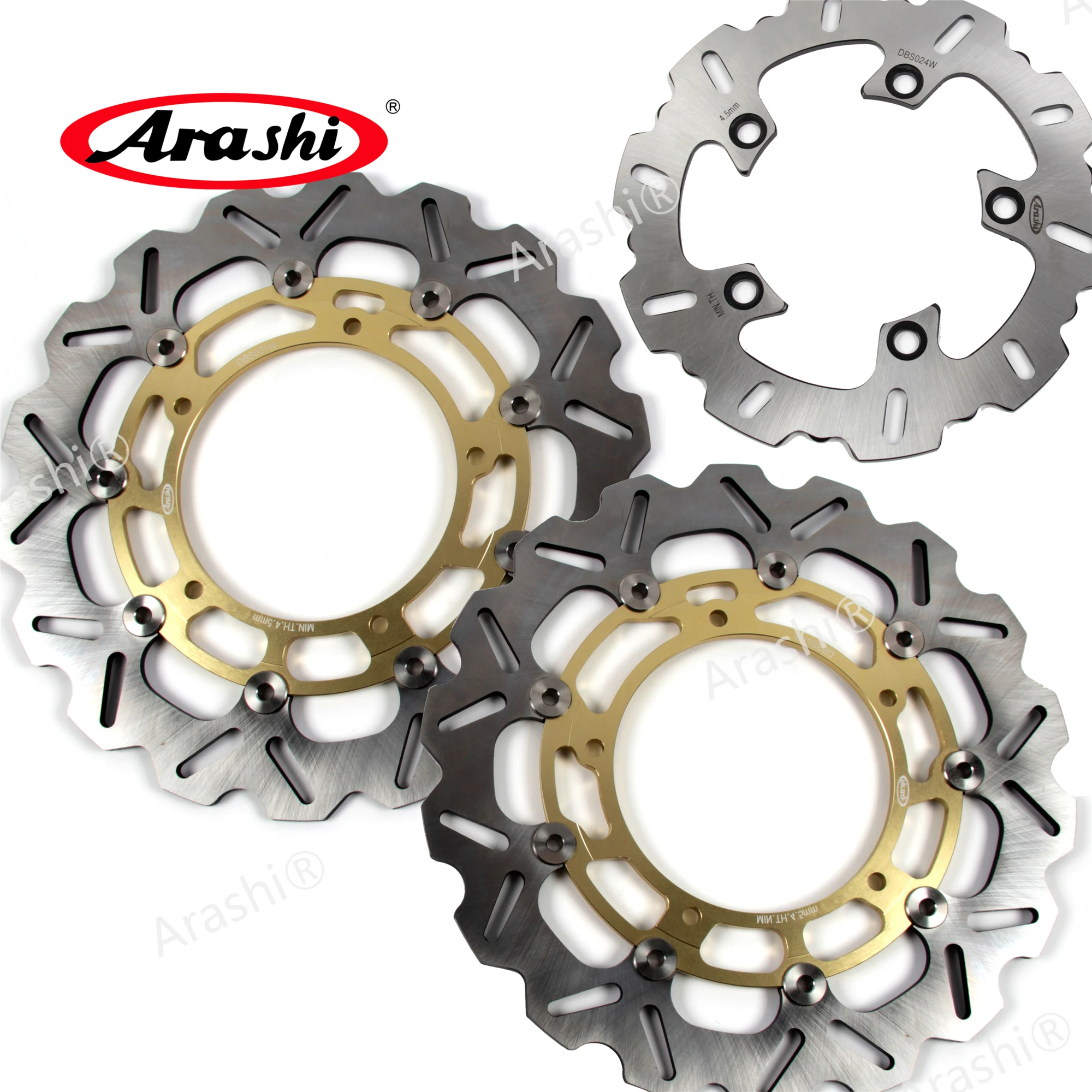 ARASHI для YAMAHA YZF R6 2005 2015 CNC Передние Задние тормозные роторы диски R1 2006 2008 2009 2010 2011 2012