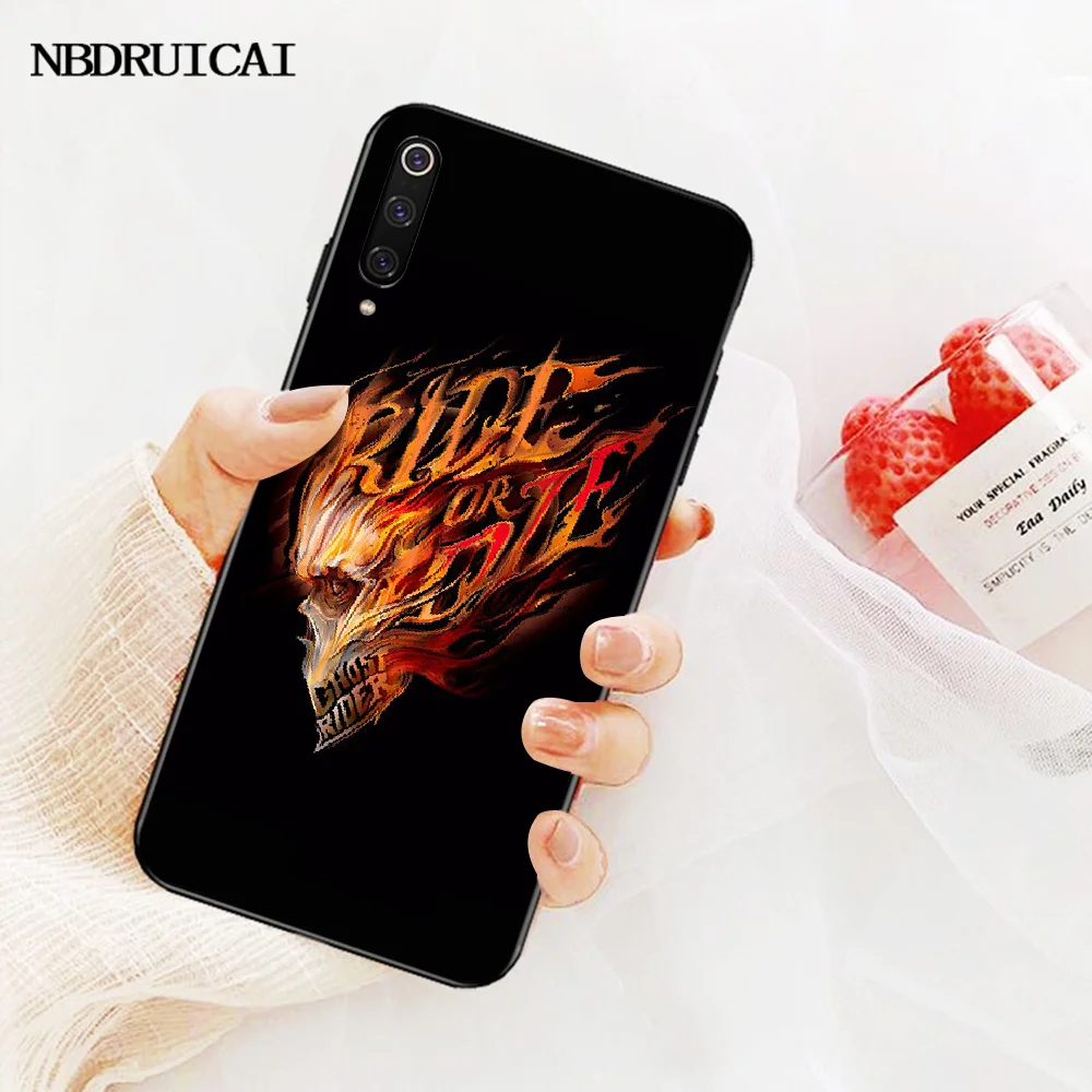 Мягкий силиконовый черный чехол NBDRUICAI в виде черепа байкера для vivo v11 Pro 2019 X20 X9 Plus