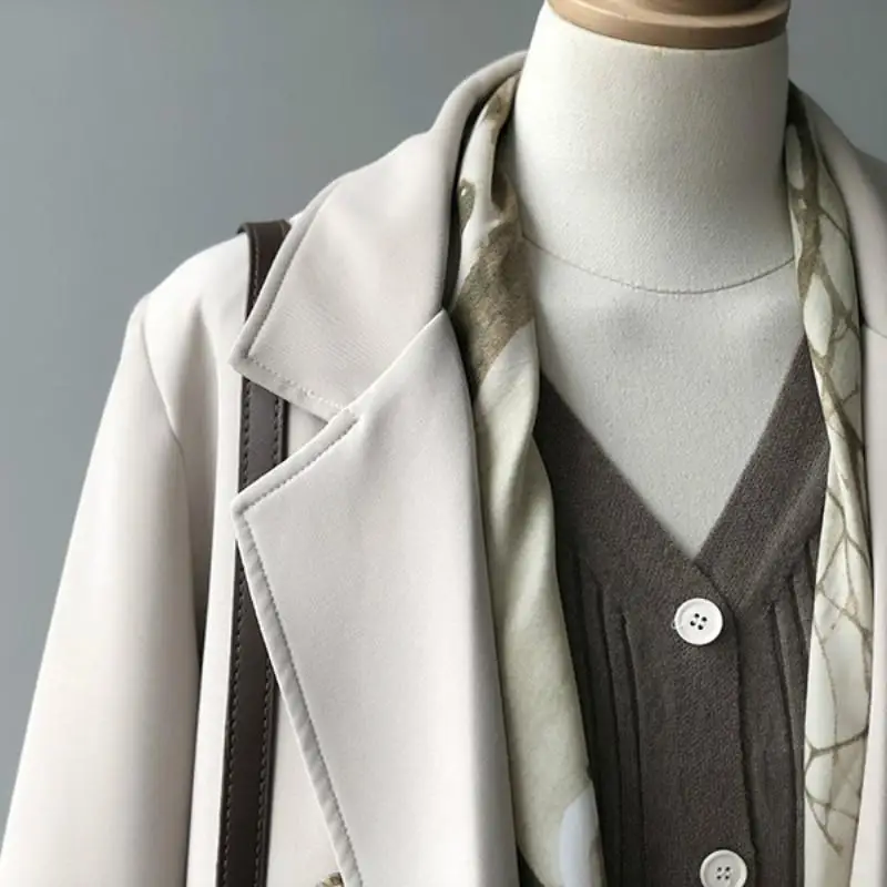 

New Spring Women Trench Coat Turn Down Collar Loose Style Women Long Trench Femme Women Autumn Coat Casaco Abrigo Streetwear