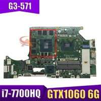 g3 571 motherboard for acer predator helios 300 g3 571 c5prh la e921p i7 7700hq gtx1060 6g ddr4 nbq2b11001 test ok mainboard