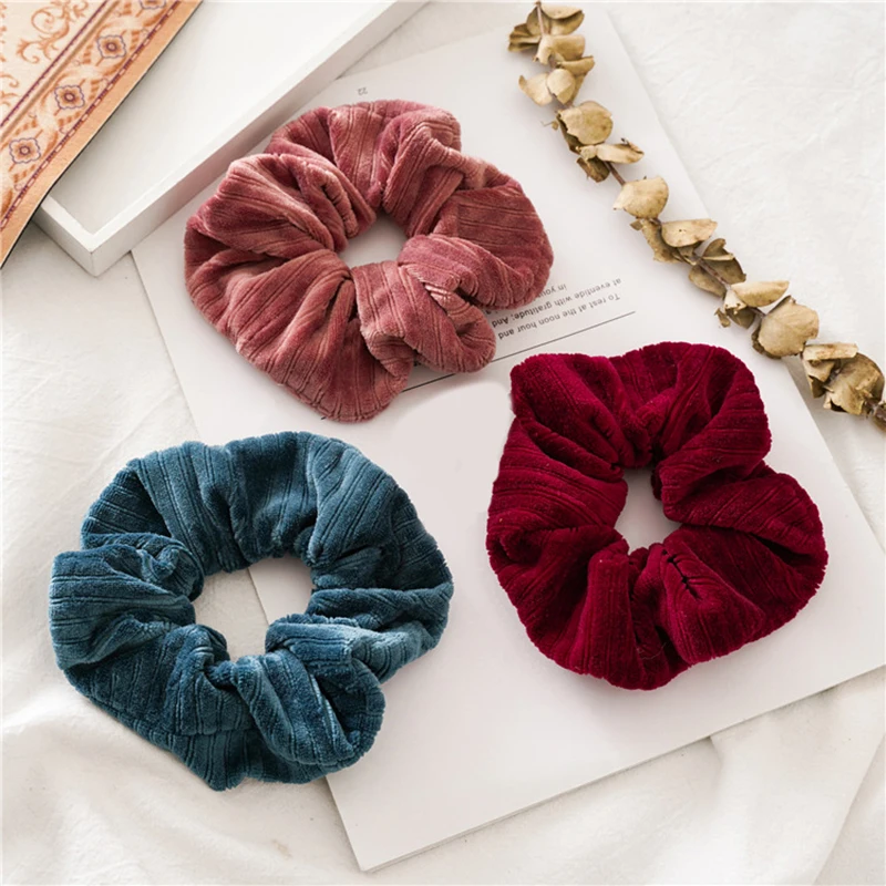 Бархатные резинки для волос женщин и девочек эластичные резинка кольцо веревка
