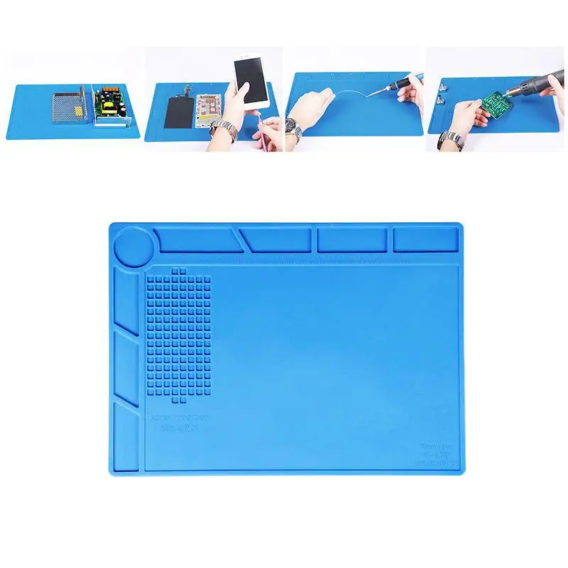 Теплоизоляционный силиконовый коврик Настольный для обслуживания платформы S 130