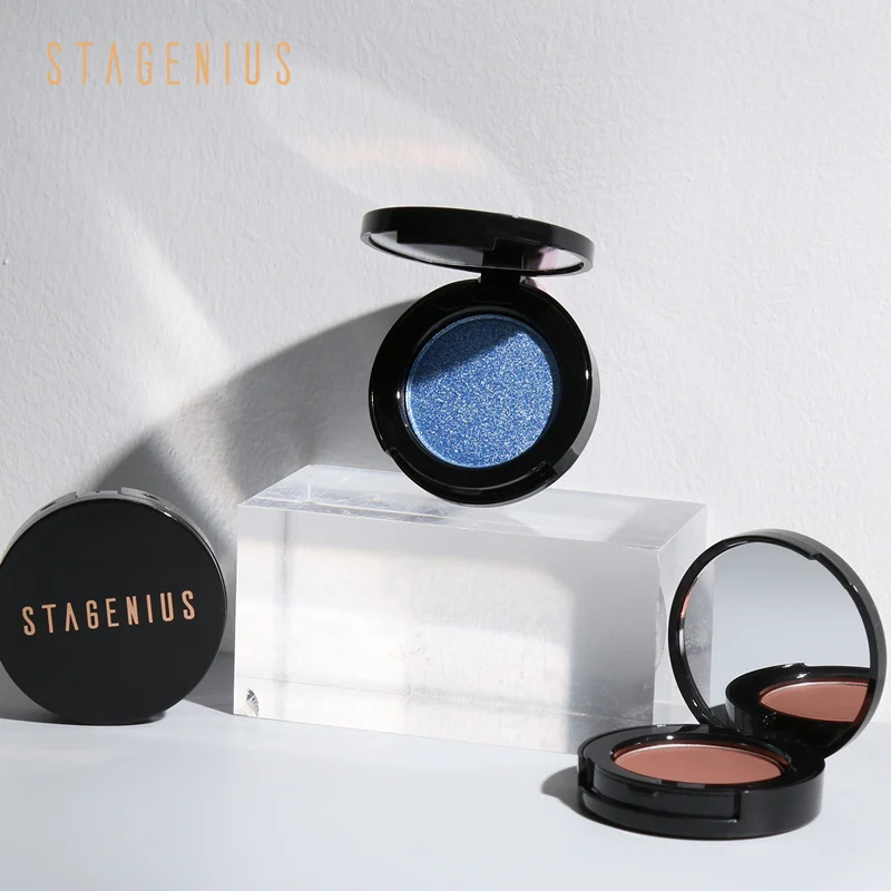 Палитра теней для век STAGENIUS запеченные Порошковые пигменты стандартные