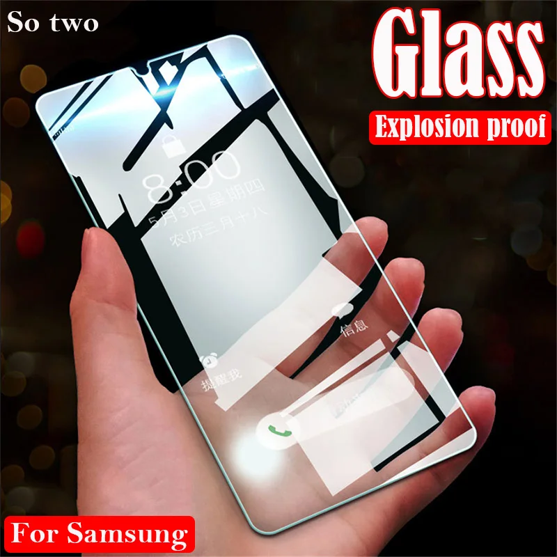 Заказать Закаленное стекло 9H с полным покрытием для Samsung Galaxy A50 A40 A70 Защита экрана M20 M30 A20 | Защитные стёкла и плёнки для телефонов -4000219927753