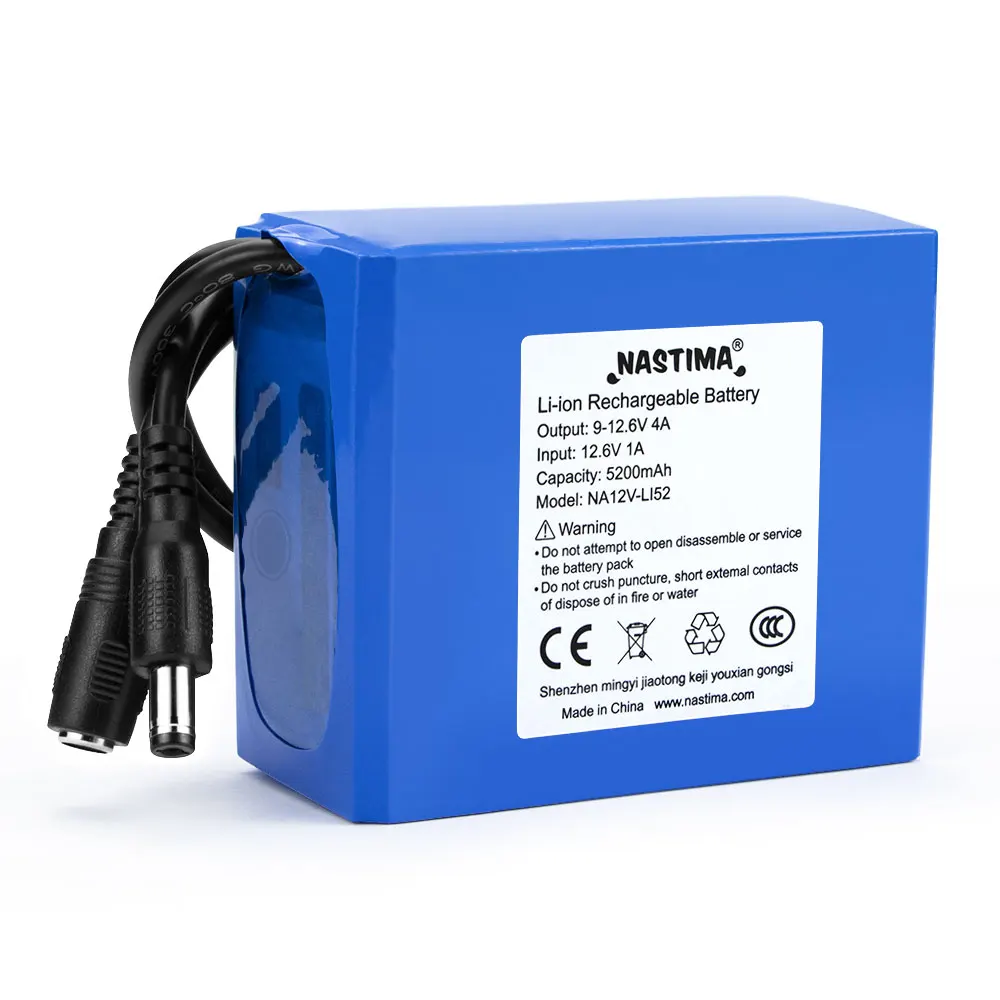 

For Camera Router Light Cat Electronic Keyboard 12V 6A 5200mAh Li-ion Battery Pack Rechargeable Batteries With Protection Board