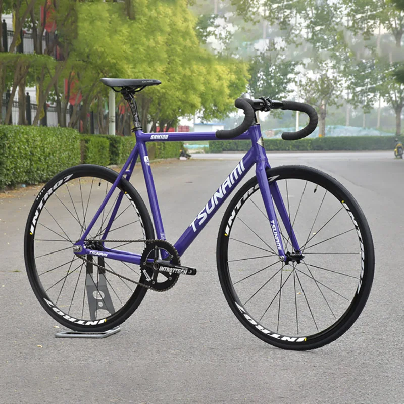 Фиксирующая рама для велосипеда TSUNAMI SNM100 алюминиевая Односкоростной фиксирующий