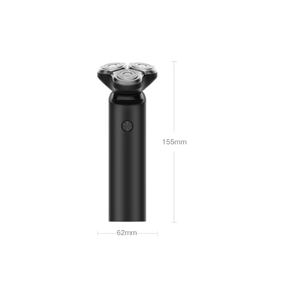 Xiaomi Mijia электробритва S500 Водонепроницаемая Мужская бритва триммер для бороды 3 головки гибкий сухой влажный моющийся основной-суб двойное лезвие Удобная Чистка