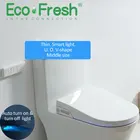 EcoFresh V. О. Умное сиденье для унитаза Ushape, электрическая крышка биде, умная Ночная подсветка, Интеллектуальный распылитель для биде, термочистый массаж