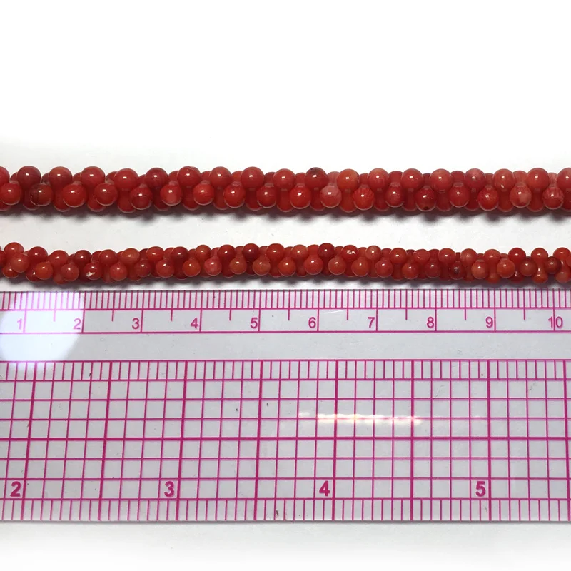 

Horizontal hole peanut shaped coral beads red length 38cm Coral stone coral beads for jewelry making DIY necklace bracelet