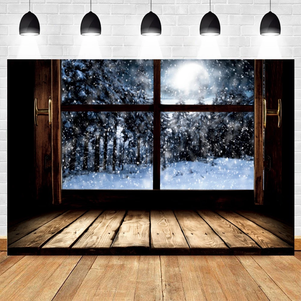 

Yeele Photography Wonter Window Backdrop Photocall Wood Board Baby Portrait Background For Photo Studio Photographic Photozone