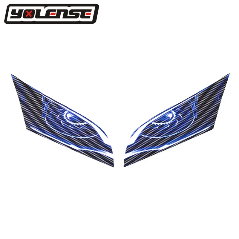 

For HONDA CBR600RR CBR 600RR CBR600 RR 2007-2012 Motorcycle Accessories 3D Front Fairing Headlight Sticker Guard