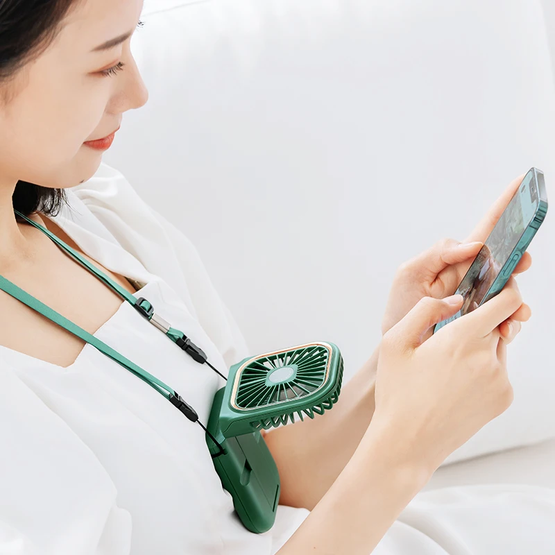 3 in 1 phone Portable foldable holder Mount stand with mini Mute fan &amp 3000mAh power bank for S20 Plus Ultra Note 10 IPhone 11 |