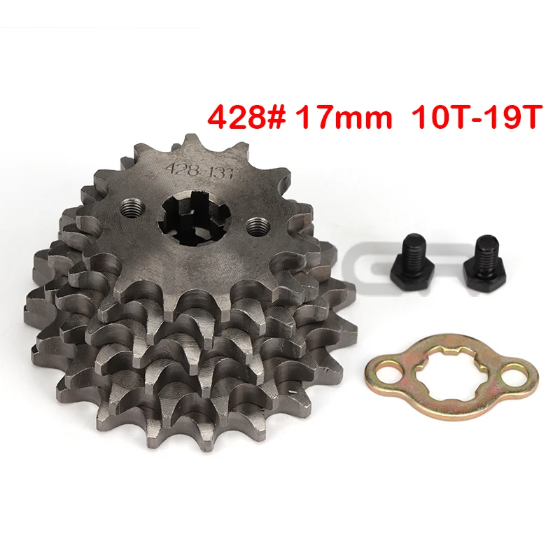

420 #428 #10T 11T Звездочка переднего двигателя для KAYO BSE SSR SDG Dirt Pit Bike ATV Quad Go Kart мопед Багги скутер мотоцикл