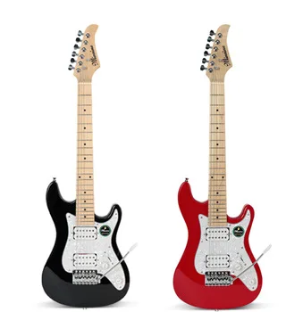 Цветная Детская электрическая мини-гитара для путешествий под заказ | Спорт и