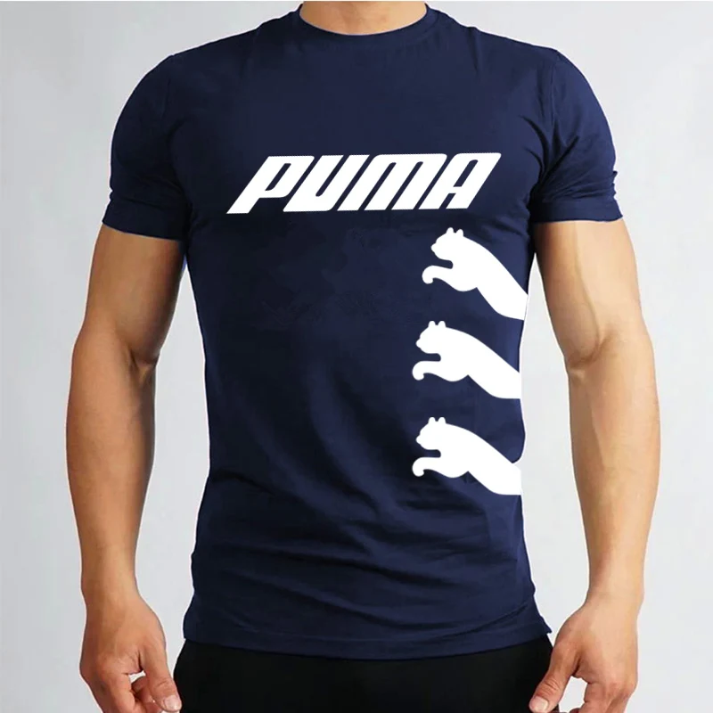 

2021/ print t-shirt Women Men Unisex Casual T Shirts Puma Brand Clothing Man's Short Sleeve T-Shirt Tops Tees Casual T-shirt