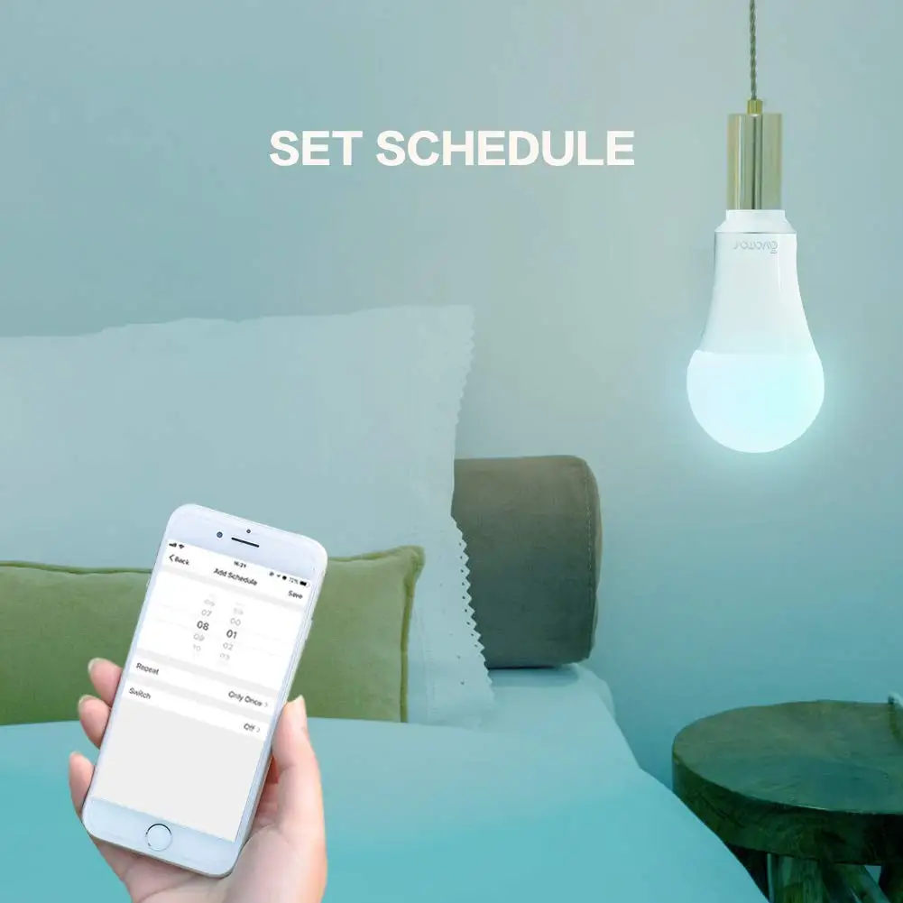 E14 7 Вт умный WiFi светодиодный светильник лампа с регулируемой яркостью RGB Теплый