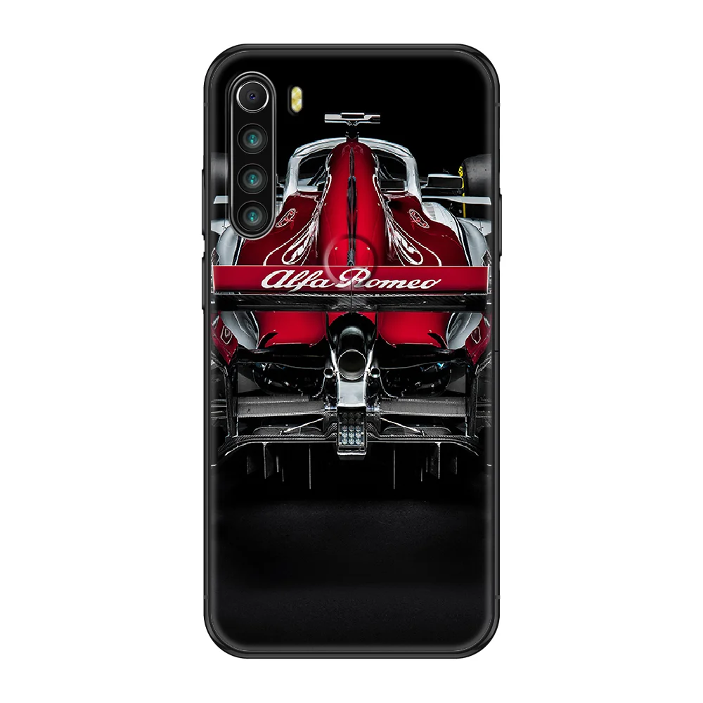 

Formula 1 F1 Phone case For Xiaomi Redmi Note S2 4 5 6 7 8 A S X Plus Pro black soft prime art cover painting back luxury bumper