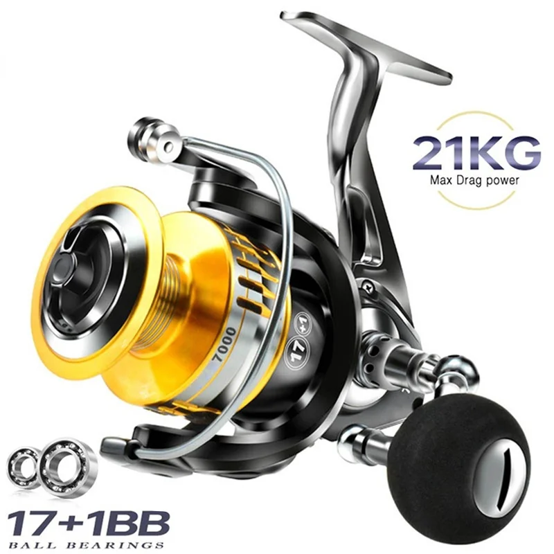 

High Quality Full Metal Fishing Reel High Speed Gear Ratio Spinning Reel Metal CNC Arm Carp Reel Salwater Casting Reel Reel Fish