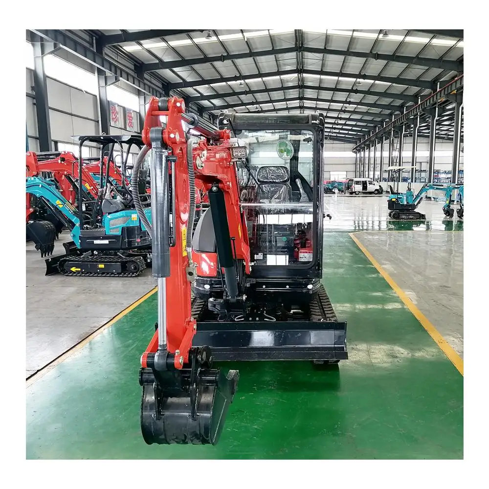 

2,5 ton HT25 micro excavadora mini sin cola excavadora con cabina cerrada