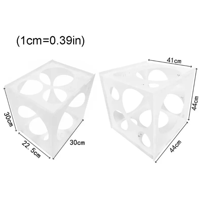

11/18 Holes Balloon Sizer Box Balloon Measuring Boxes Make Balloon Size Measurement Tool for Birthday Party Decoration