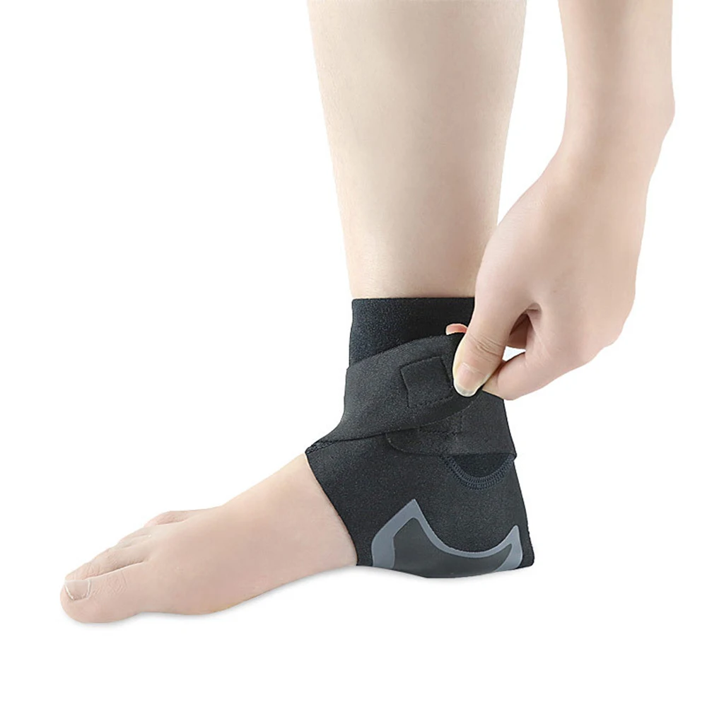 

1 Pair Adjustable Ankle Support Pad Protection Elastic Bandage Ankle Brace Guard Sprains Injury Wrap Heel Pad Foot Care Tool