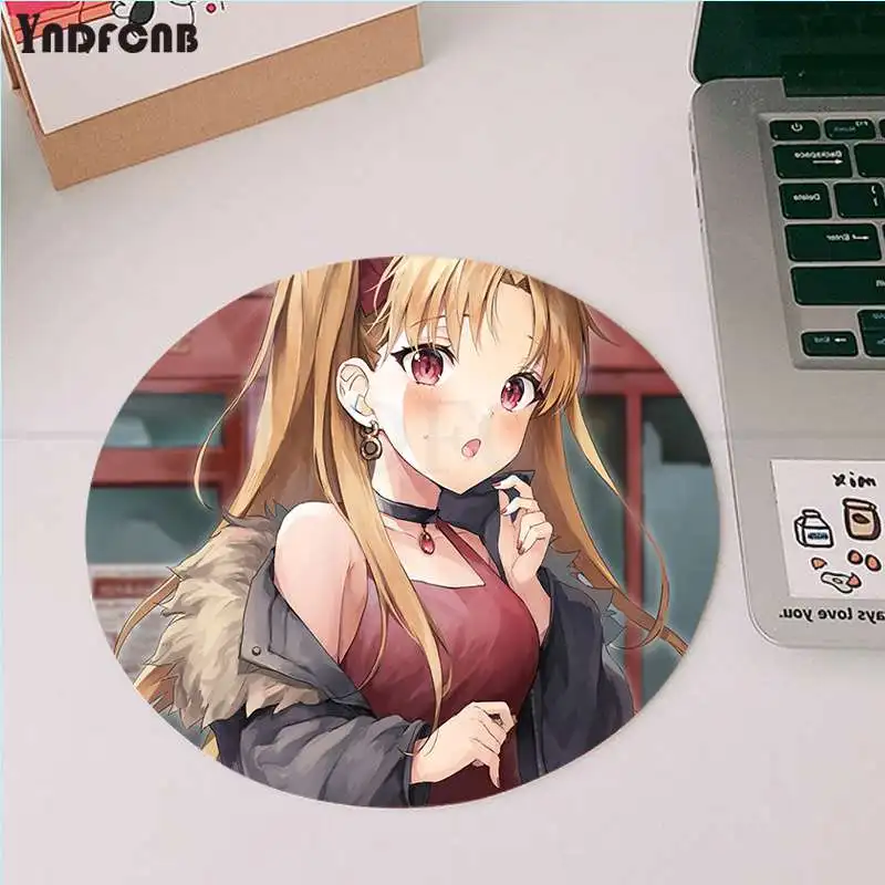 

YNDFCNB PC Tohsaka Rin Lancer Ereshkigal Anti-Slip Durable Silicone Computermats gaming Mousepad Rug For PC Laptop Notebook