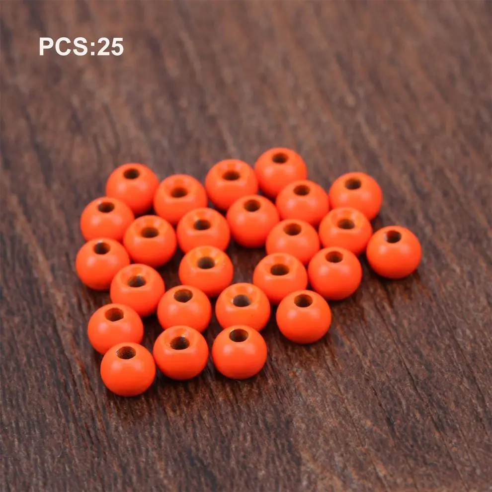 orange 2.8mm 25 шт. Вольфрам щелевые мушек Головы Бусины Nymph с шариковой головкой для Вязание мушек материалы 2/2. 4/2. 8/3. 3/3. 8/4. 6 мм - Цвет: orange 2.8mm