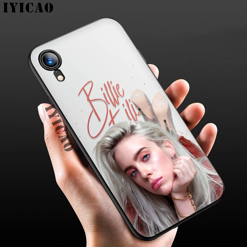 IYICAO Bilie Eilish Khalid прекрасный мягкий черный силиконовый чехол для iPhone 11 Pro Xr Xs Max X или 10 8 7 6 6S Plus 5 5S SE - Цвет: 7