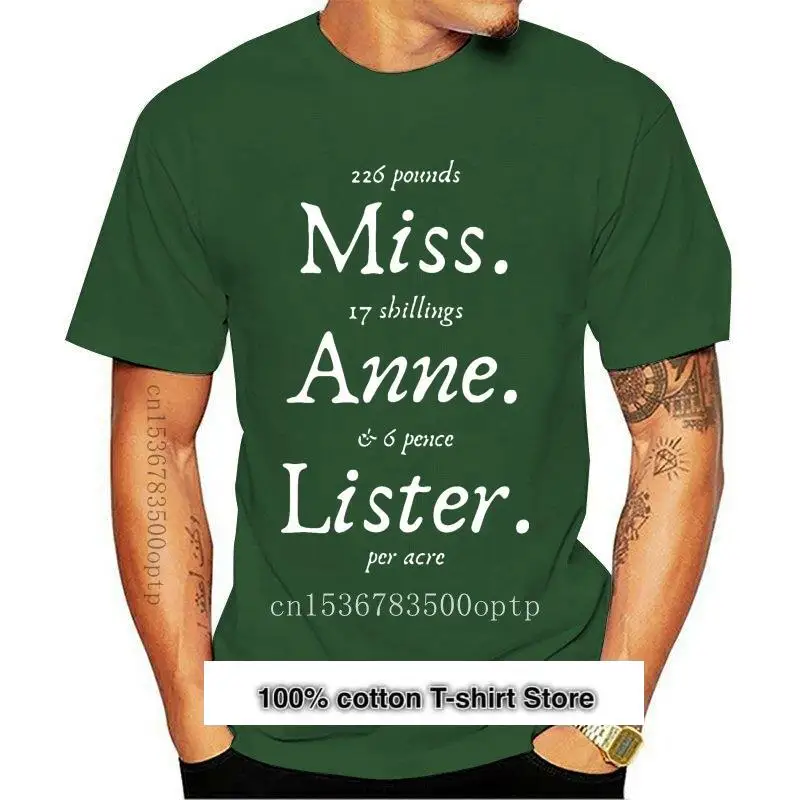 

Camiseta negra de Miss 17 Shillings Anne 6 Pence Lister Per Acra, ropa de красота, разнообразные, 226 либры, nueva