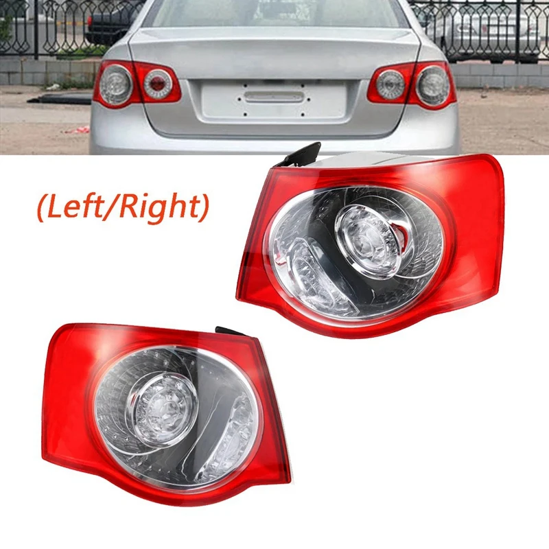 

2Pcs Car Rear Tail Light Lamp Outer Side Brake Light for Passat B6 Sendan 2006 2007 2008 2009 2010 2011