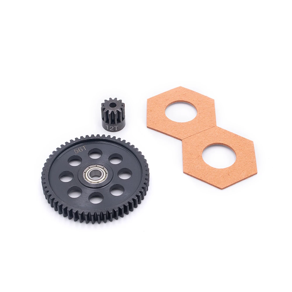 

Strengthen Steel Gears 56T Motor Gear 12T 32P Set For 1/10 Rc Car Axial RR10 Wraith 90048 Upgrade Parts