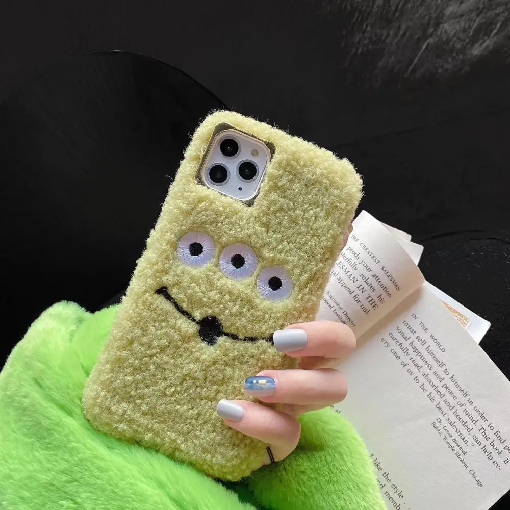 Для iPhone 11 Pro Max X XS XR Duffy Bear Monsters Tom Jerry Forky меховой пушистый теплый чехол для iPhone 7 8 Plus - Цвет: 6