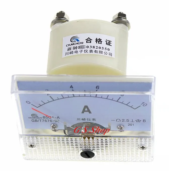 

85C1-A type Pointer type DC direct-current current meter 85C1-A 0 to 10A 10 ampere ammeter