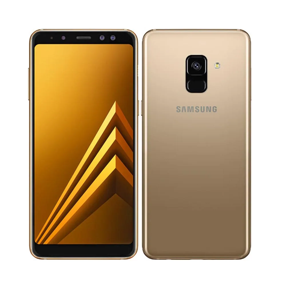 

Samsung Galaxy A8 (2018) A530F Duos 5.6" 4GB RAM 32GB ROM Octa Core Unlocked Cell Phone Dual SIM Android Smartphone