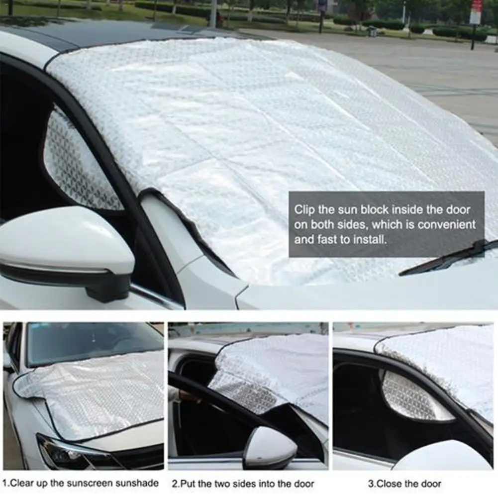 

Car Sun Shade Sunshade Windshield Sun Visor Covers Auto Solar Sun Protection Umbrella For Off-road Vehicles Sedan Hatchback Cars