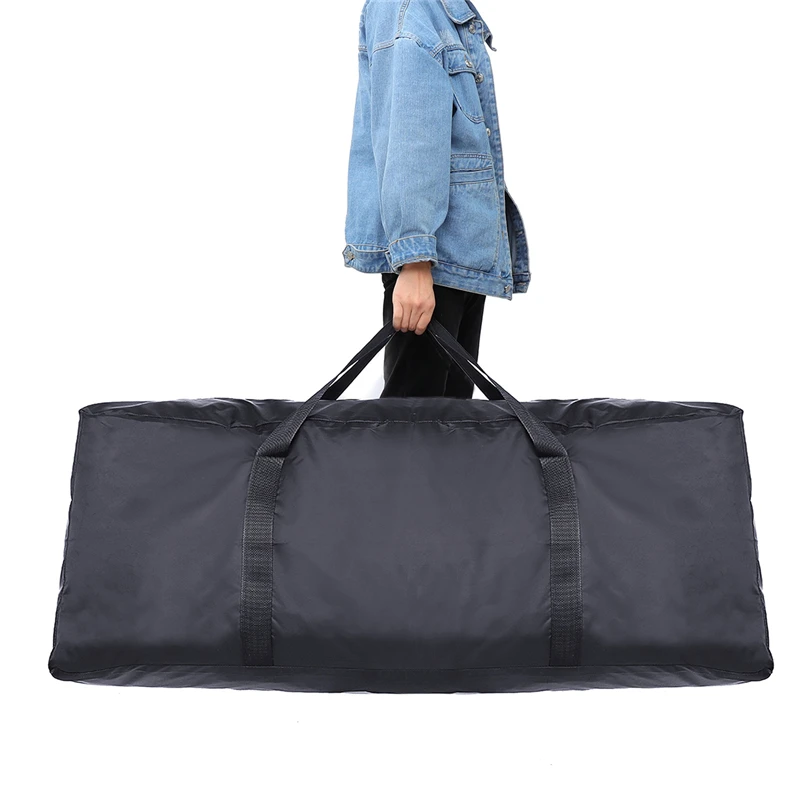 Складной чехол на молнии для скейтборда Черный Водонепроницаемый хранения