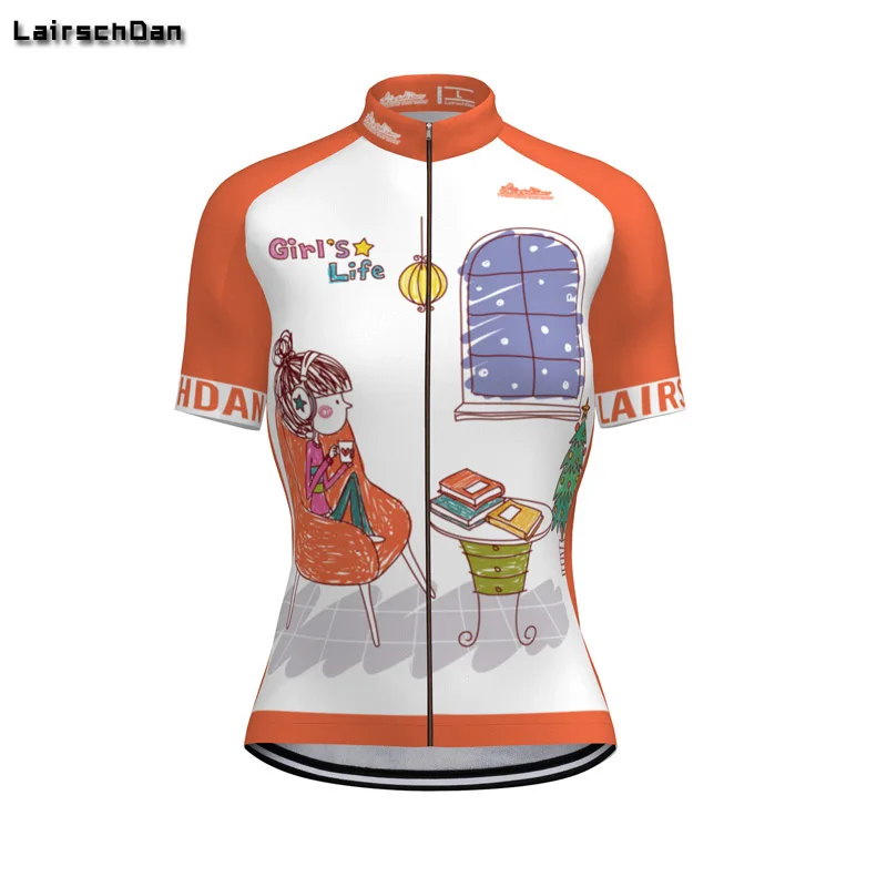 Wielershirt SPTGRVO Оранжевая женская велосипедная Джерси 2020 рубашка mtb Велоспорт одежда
